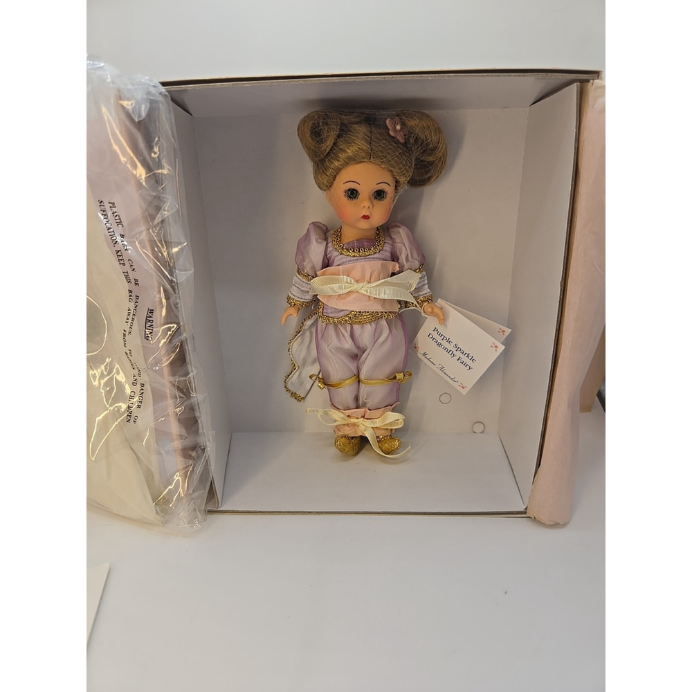 PURPLE SPARKLE DRAGONFLY FAIRY Doll - 35580 Madame Alexander NRFB